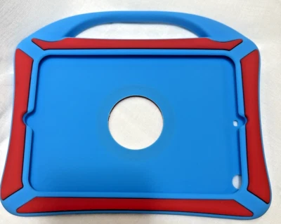 Funda Vakoo iPad Mini Tablet Roja/Azul Mango Silicona Suave Foto 1 de 3