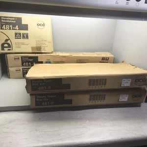 New ! GENUINE Imagistics  OCE  CM2510 CM4010 Cyan Toner 481-1 4811 Lot Blk 481-4 - Picture 1 of 3