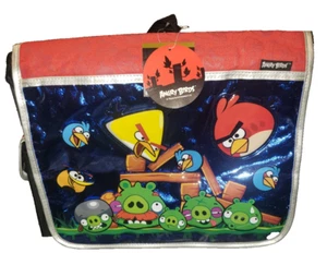 ANGRY BIRDS 2009-2012 ACCESSORY INNOVATIONS LARGE MESSENGER BAG SHOULDER SATCHEL - Picture 1 of 12