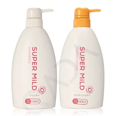 Champú y acondicionador para cabello Shiseido SUPER MiLD edición floral en botella 600 ml/ea Foto 1 de 2