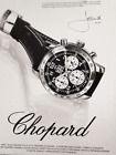 Chopard Vintage Print Ad !! " Black Chronograph "