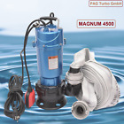 Fkalienpumpe Tauchpumpe Schmutzwasserpumpe Magnum 4500 1,5kW + 30m C-Schlauch