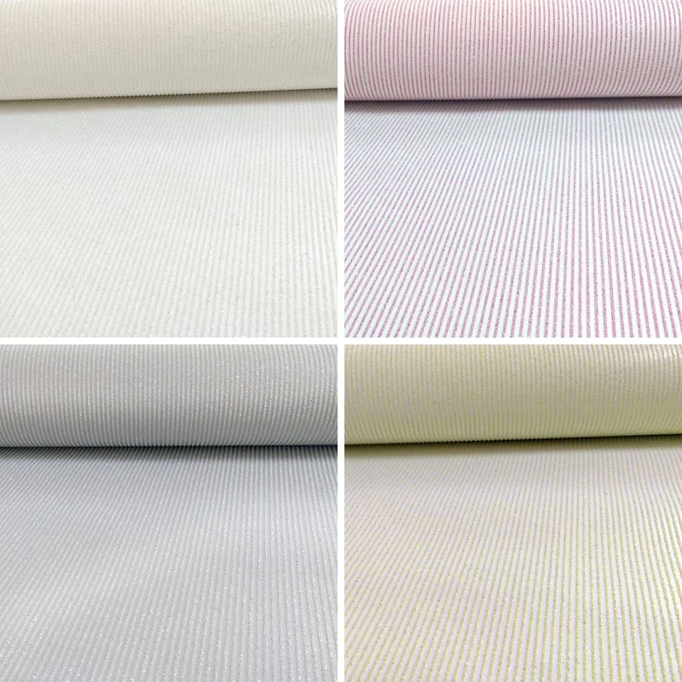 Papel tapiz con patrón de rayas moderno no tejido motivo brillante en relieve AS Creation Foto 1 de 1