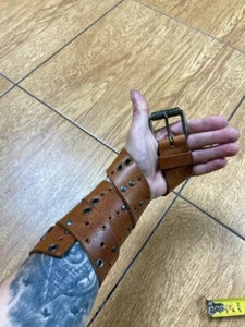 Diesel Belt Childrens Brown Leather Vintage Kids Boys Distressed SunFaded - Picture 1 of 9
