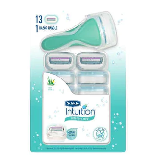 Schick Intuition Sensitive Care Razor + 13 Cartridges - Image 1 of 1