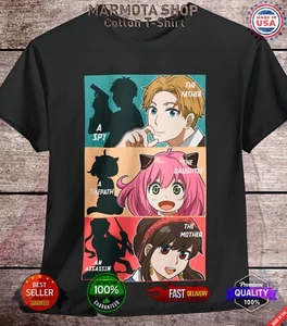 Spy X Family T-Shirt Anya Forger Yor Loid Anime Japanese Tee Shirt Manga Kawaii - Picture 1 of 16