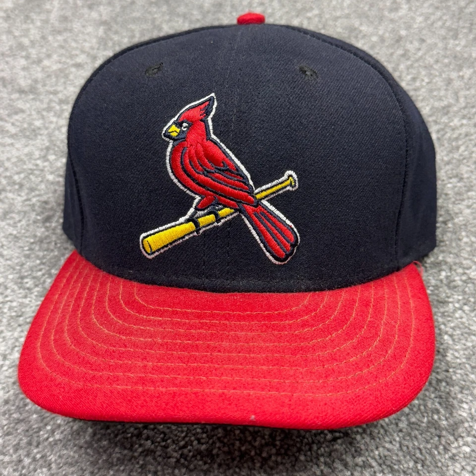 St. Louis Cardinals Hat Cap Fitted 7 3/4 New Era Blue MLB Baseball Vintage USA - Image 1 of 4