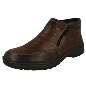 BOTINES RIEKER FORRADOS DE PIEL DE AJUSTE ANCHO PARA HOMBRE 03352-24 - Imagen 1 de 9