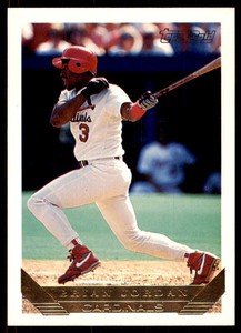 1993 Topps Gold Brian Jordan Baseball Cards #754