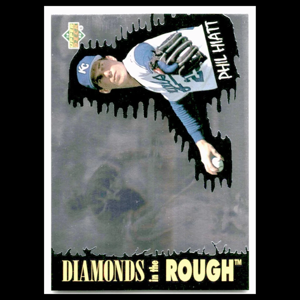 Phil Hiatt #33 1993 Upper Deck Diamond Gallery Kansas City Royals Baseball Card - Image 1 of 3