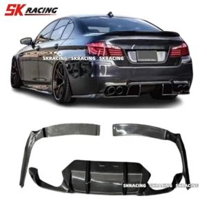 Carbon Fiber  Rear Bumper Diffuser Lip Spoiler  For BMW F10 M5 2011-2016 Sedan - Bild 1 von 10