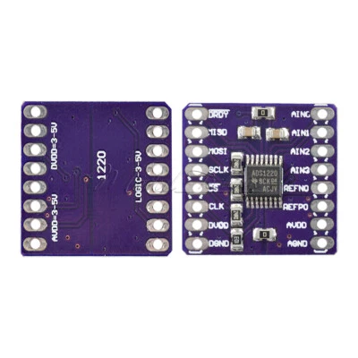 24-Bit Low Power ADS1220 ADC SPI Analog to Digital A/D Converter For Arduino - Bild 1 von 4