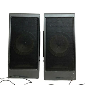 Vintage Magnavox AZ9510 GYD1 8688941 Bass Reflex Speakers Black Working - Picture 1 of 8