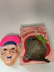 Vintage Ben Cooper Purple Pie Man Costiume Mask Lg - Mask And Box Only - Picture 1 of 7
