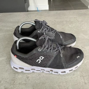 On Cloud Cloudstratus Damen-Laufschuhe schwarz lavendel lila Größe 9 - Bild 1 von 11