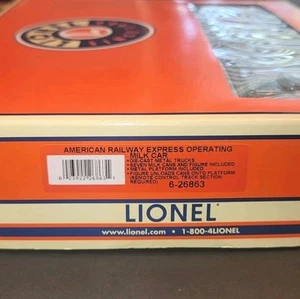 Lionel 6-26863 O Gauge American Railway Express Operating Milk Car #308 Open Box - Picture 1 of 4