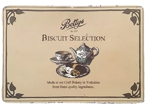 Retro BETTY’S Retro Yorkshire leere Keksdose ca. 9 x 6 x 3" - Bild 1 von 7