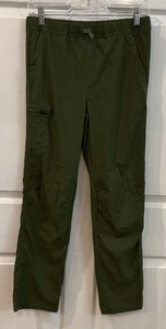 REI Co op Pants Youth Size Large(14/16) Army Cot Green Hiking Pockets Outdoor - Picture 1 of 8