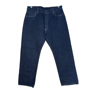 Schwarze Levi's 501 Original Fit Denim Herrenjeans, Größe 38 x 34, gebraucht, in einwandfreiem Zustand - Bild 1 von 3