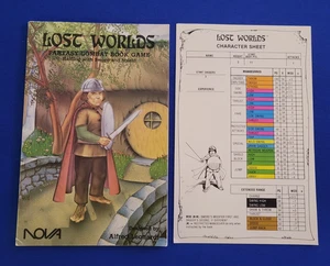 Halfling with Sword and Shield with Card - Nova Lost Worlds - Imagen 1 de 2