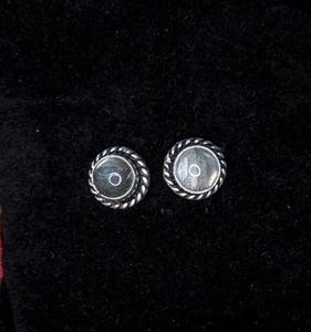 Labradorite Hand Made Sterling Silver Earrings - Picture 1 of 2