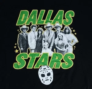 Dallas Stars Ewing Family t-shirt M NHL Hockey TV Show Parody Cowboys Mavericks - Picture 1 of 5