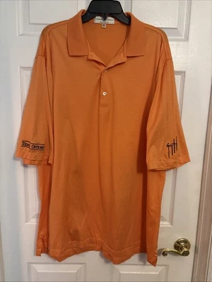 Fairway & Greene Men’s Polo Orange Dri-Fit Shirt Golf Shirt, Size XXL /2X - Image 1 of 4