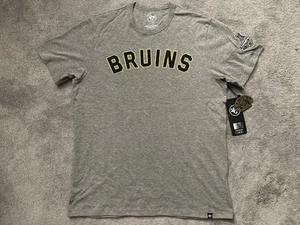 Boston Bruins T-Shirt, 2011 Stanley Cup Champions (Sewn), 47 Brand, Men’s L - Picture 1 of 3