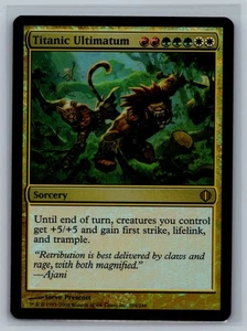 Magic The Gathering Shards Of Alara Titanic Ultimatum #204/249 Foil MTG TCG CCG - Picture 1 of 2