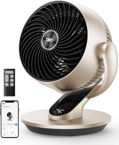 Smart Desk Fan for Bedroom, 13" Powerful 70 Ft Whole Room Air Circulator Fan, 12 - Picture 1 of 12