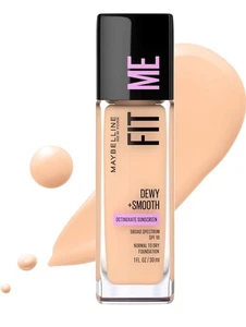 Maquillaje Maybelline Fit Me Dewy + Base Líquida Suave, Marfil ¡Envío Gratis! - Imagen 1 de 2