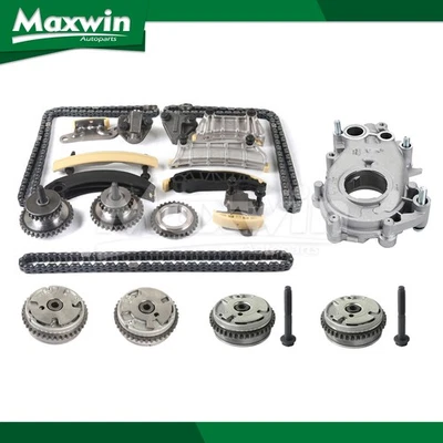 Timing Chain Kit VVT Sprocket Oil Pump Fit Chevrolet Impala GMC Acadia Suzuki - Image 1 of 4