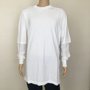 Camiseta Rick Owens DRKSHDW - Leche - Manga Larga Hombre Mediana - DU01D1269 - - Imagen 1 de 12