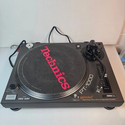 Gemini PT-1000 High-Torque Direct-Drive Professional Turntable - Image 1 of 4