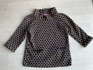 BODEN SIZE 10 LADIES TOP 3/4 LENTH SLEEVES - Picture 1 of 8
