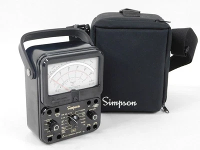 Simpson 260 Series 8 Analog Multimeter w/ Soft Carrying Case (excellent) - Image 1 of 4