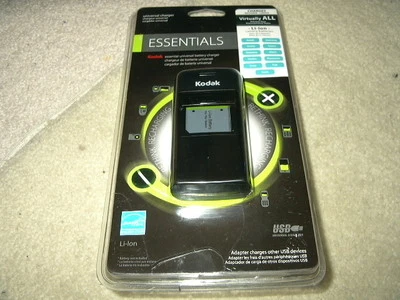 new Kodak Essentials Universal Camera Li-Ion Battery Charger UC-200 usb 4K0177  - Image 1 of 2