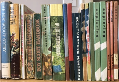 Lot of 19 books published by The Boy Scouts of America from 1921-73, 5 hc 14 pb - Image 1 of 4