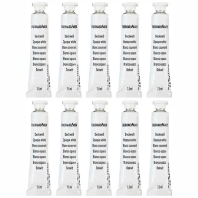 EBERHARD FABER Deckweiß EFA Color weiß 10 Tuben je 7,5ml im SPARPACK