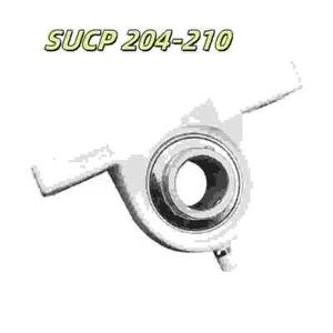 Plastic Bearing Seat + 304/440 Stainless Steel Bearing Vertical SUCP 204-210 - Picture 1 of 3