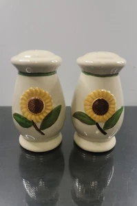 VINTAGE Shawnee Yellow Sunflower Salt & Pepper Shakers SET USA 5” CERAMIC  - Picture 1 of 7