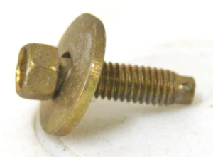 (10) M6 -1,0x20mm Flanschkopf Sechskantbolzen mit Waschmaschine Klasse 9,8 Stahl-7987 - Bild 1 von 13