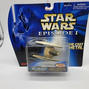 Micro Machines Star Wars Episode 1 Trade Federation Droid Starfighter Galoob NIB - Picture 1 of 3