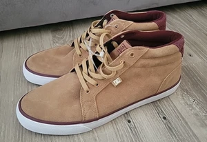New DC Skate Shoes Leather Council Mid Tops Men's Size 12 - Picture 1 of 9