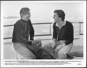 Director Blake Edwards Original 1980s On Set Photo Curse of the Pink Panther - Picture 1 of 2