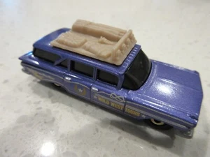 2016 Matchbox '59 Chevy Wild West Tours Purple MBX Wagons Diecast Race Car - Picture 1 of 7