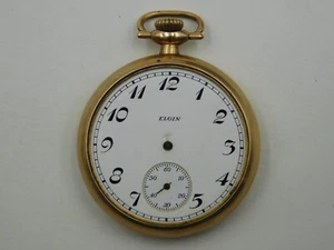 Vintage Elgin Grade 291 Model 7 7j Pocket Watch - Picture 1 of 5