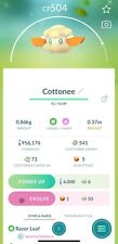 Pokemon GO✨ -  COTTONEE SHINY (Registered or 30 Days)