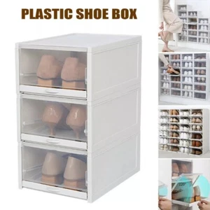 Push-pull Shoes Box Rack Foldable Organizer Stackable Storage Damp-proof AUSTOCK - Picture 1 of 9