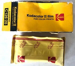 Kodacolor II 126 Film 20 Exposures C126-20 Film Sealed In Box EXPIRED MAY 1979